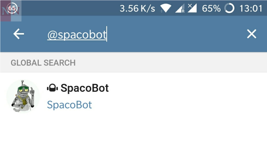 Ricerca Telegram bot in app 2